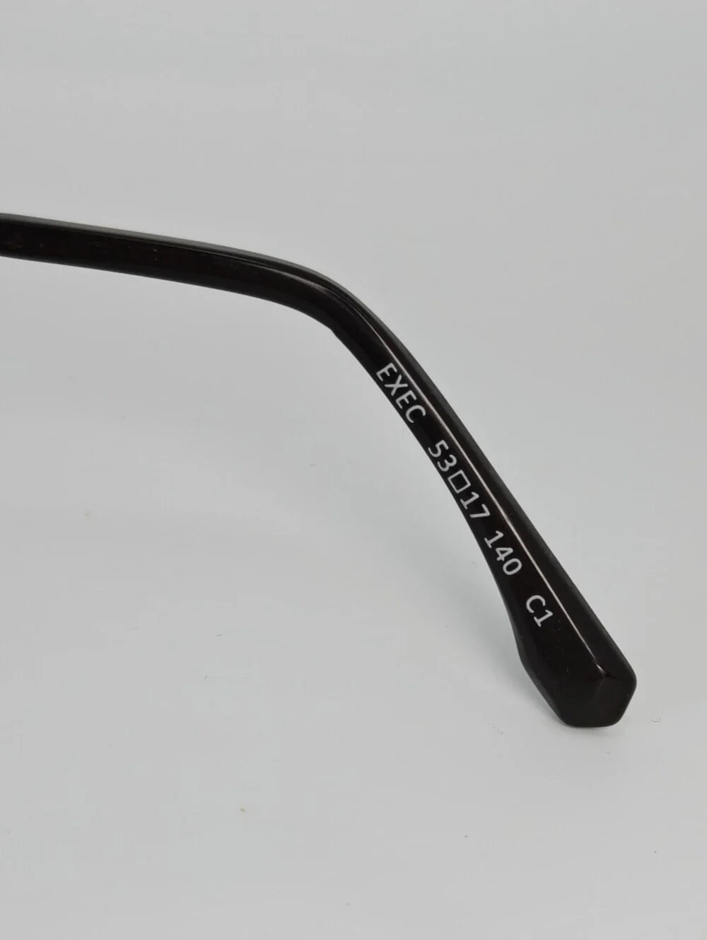Exec. Classic Women's Deep Mocha Brown Cat-Eye Eyeglass Frames.
